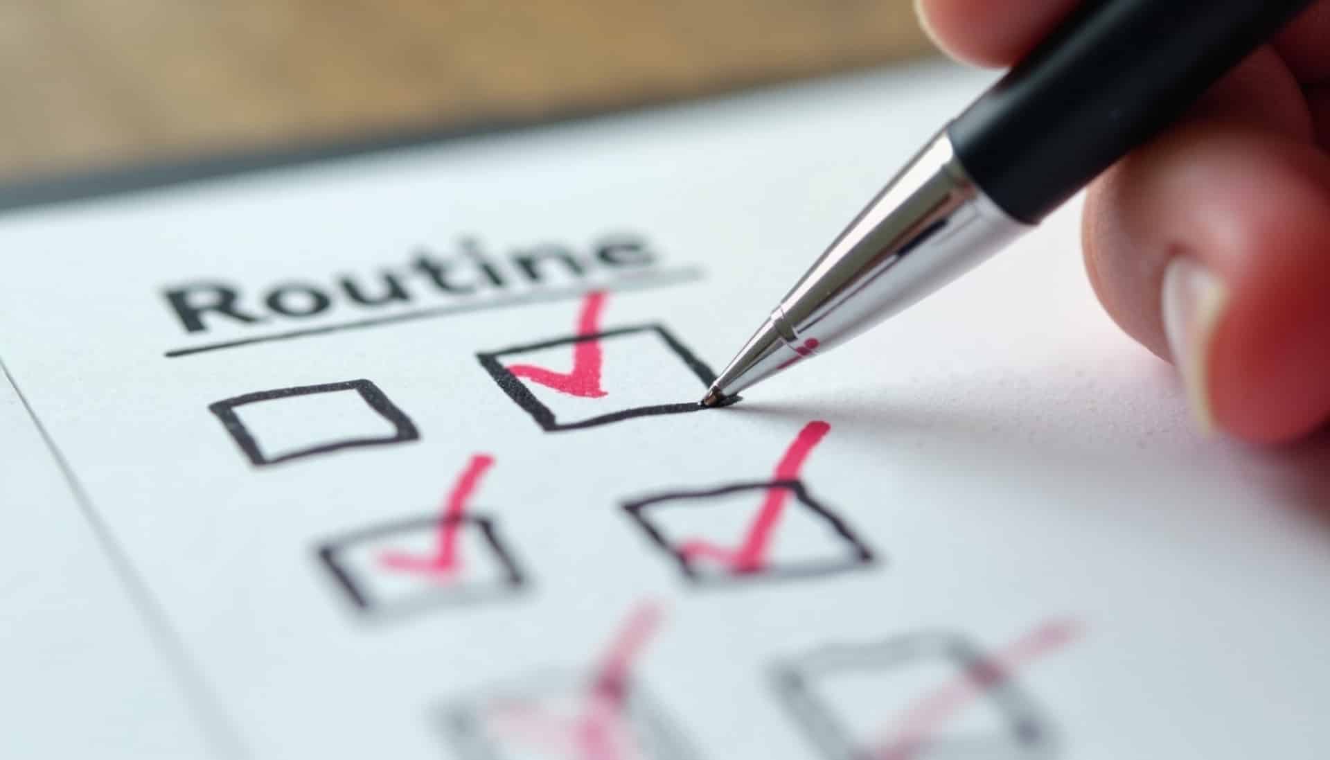 Routine-Checkliste mit Haken | Haarentfernung Dortmund
